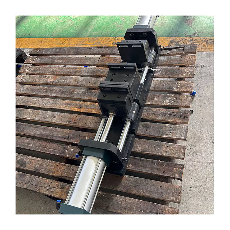 Dubbele enkele open pneumatische platte bankschroef